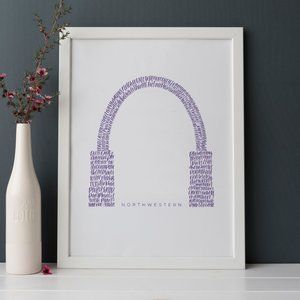 Northwestern University Word Art